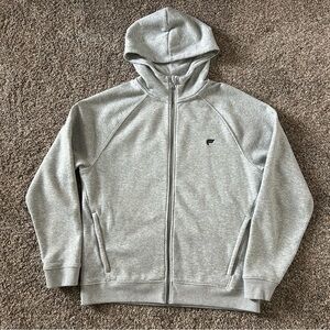 Fabletics Men’s Large Full Zip Grey Heather Hoodie. In great condition!